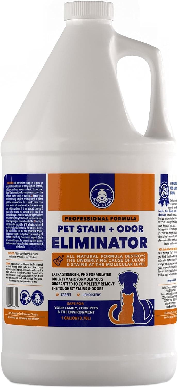 Permanent Pet Odor Eliminator Spray Safe Enzyme Formula 1 Gallon