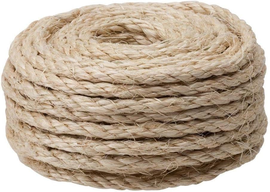 CAT Scratching Post Replacement Sisal Rope 3/8" x 50'