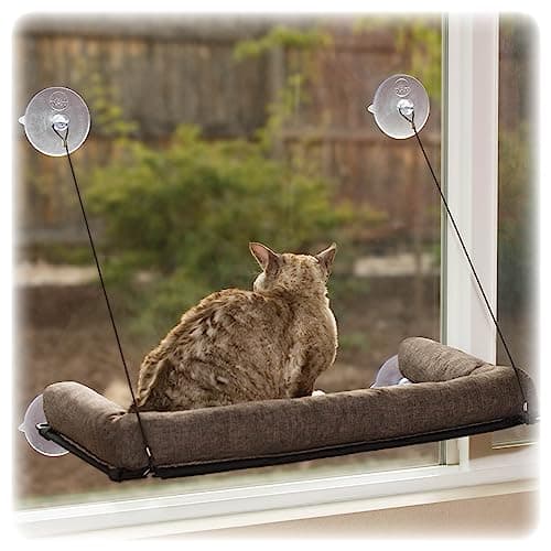 K&H Cat Window Perch, EZ Mount Bolster - Fits 27in Wx23in H Glass Spaces