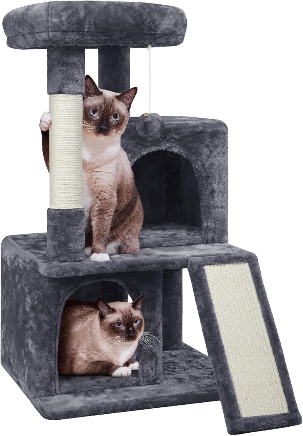 Yaheetech 36in Cat Tree Tower with Scratching Posts Condo for Kittens