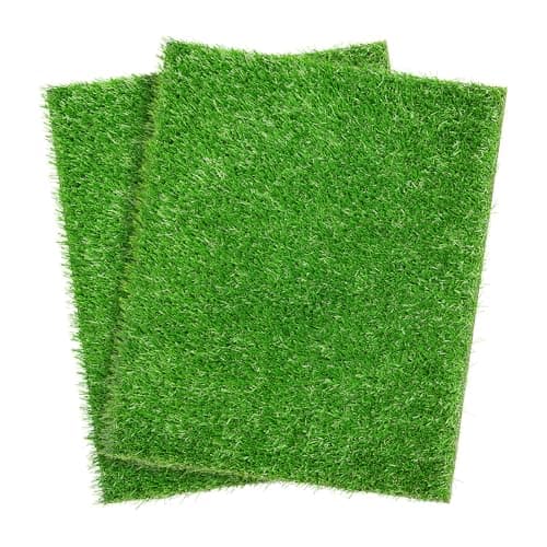 Grass Pee Pads for Dogs Potty 20"x 25", 2 Pack Artificial Grass Patch