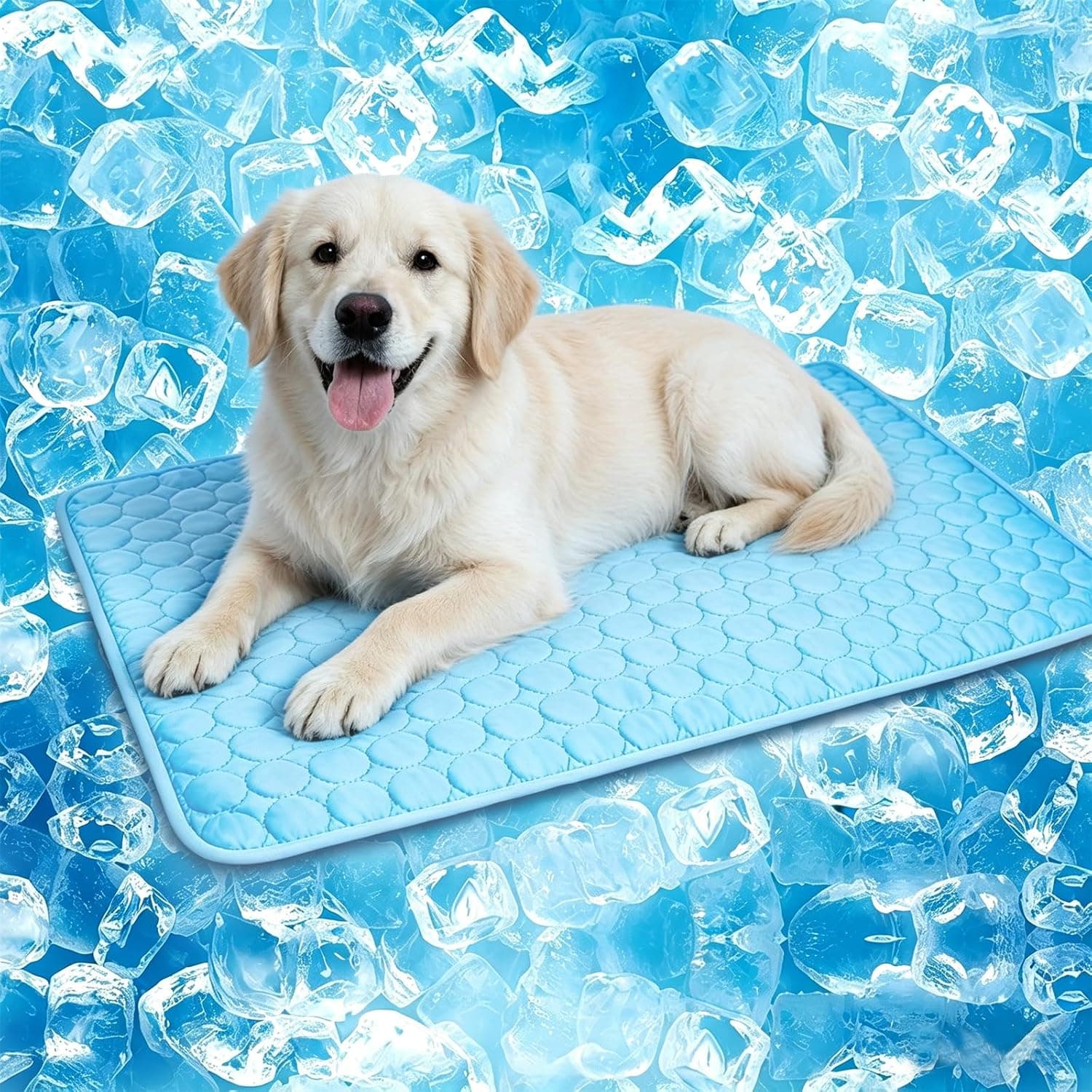 dgdgbaby Dog Cooling Mat, Large Self-Cooling Pad, Machine Washable