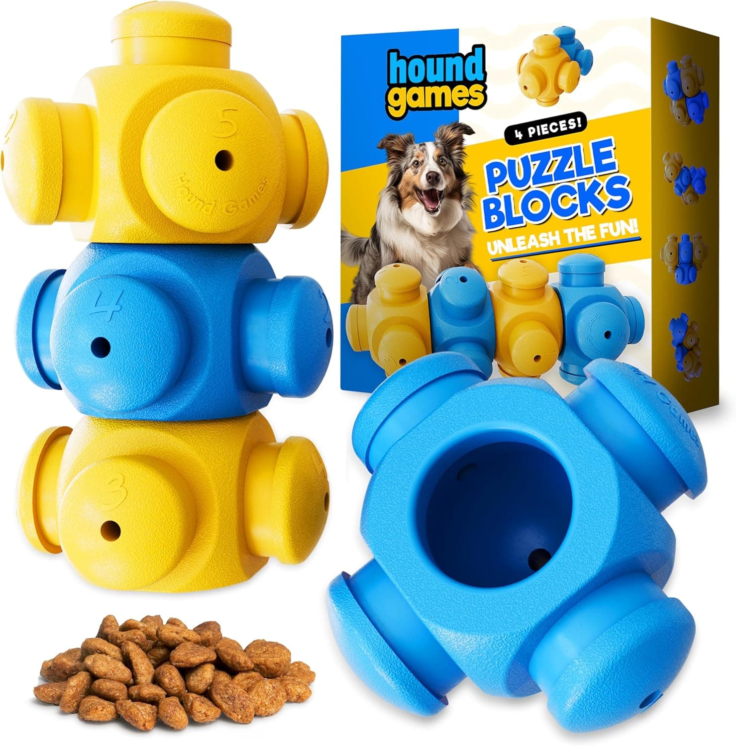 Dog Puzzle Toys for Smart Dogs, Interactive Treat Puzzle Enrichment