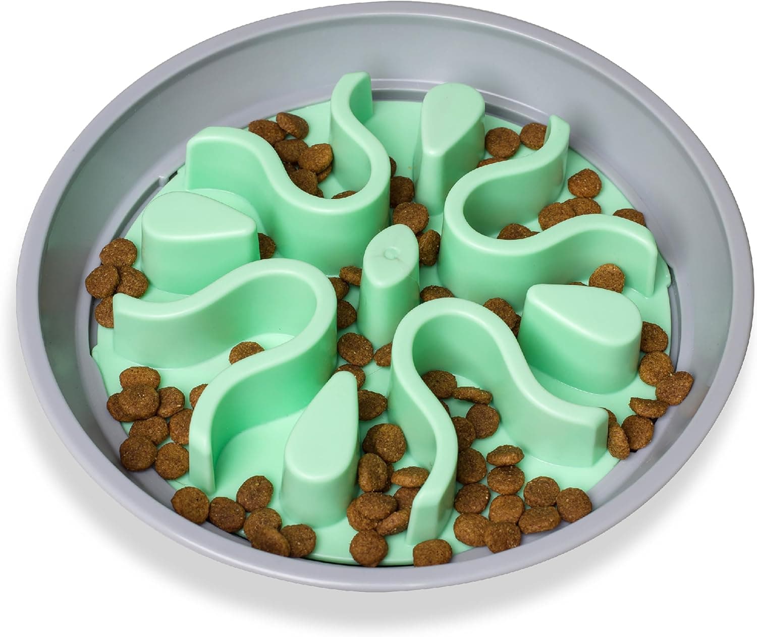 Outward Hound Fun Feeder Wobble Slo-Bowl, One-Size, Mint