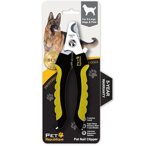 Pet Republique Dog Nail Grinder and Nail Clippers Series Size Option Dogs: Small, Medium, Large Dogs - Dog Claw Trimmer Kit (Clippers Only, Large)