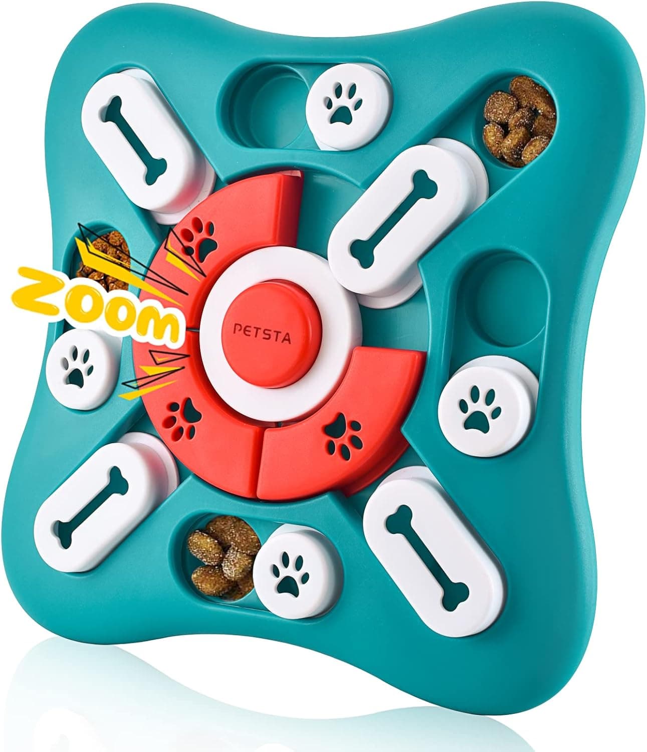 PETSTA Dog Puzzle Toys, Treat Dispensing Enrichment for IQ Training