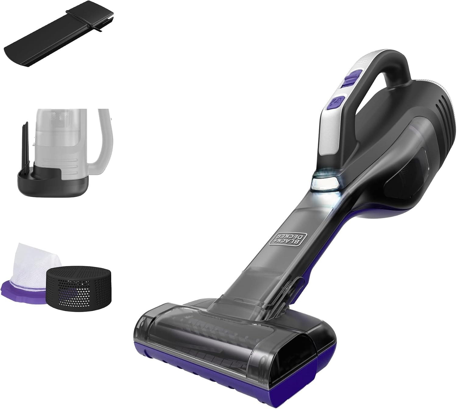 BLACK+DECKER dustbuster Reveal Pet Hair Handheld Vacuum HLVD320BP07