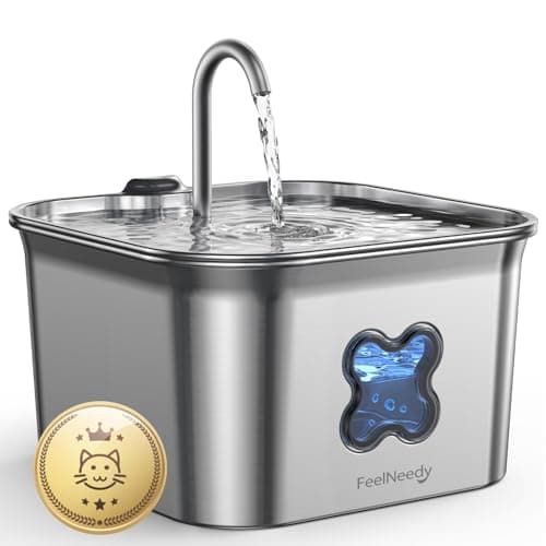 Cat Water Fountain - 95oz/2.8L Faucet-Style Pet Drinking Fountain for Cats