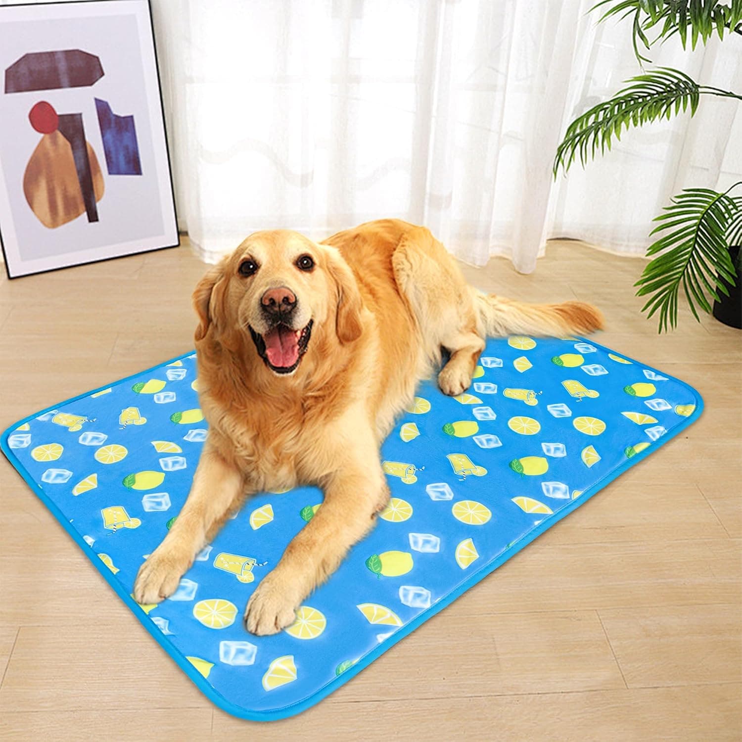 Summer Pet Cooling Mat, Cat Dog Cushion Pad, Soft (M)