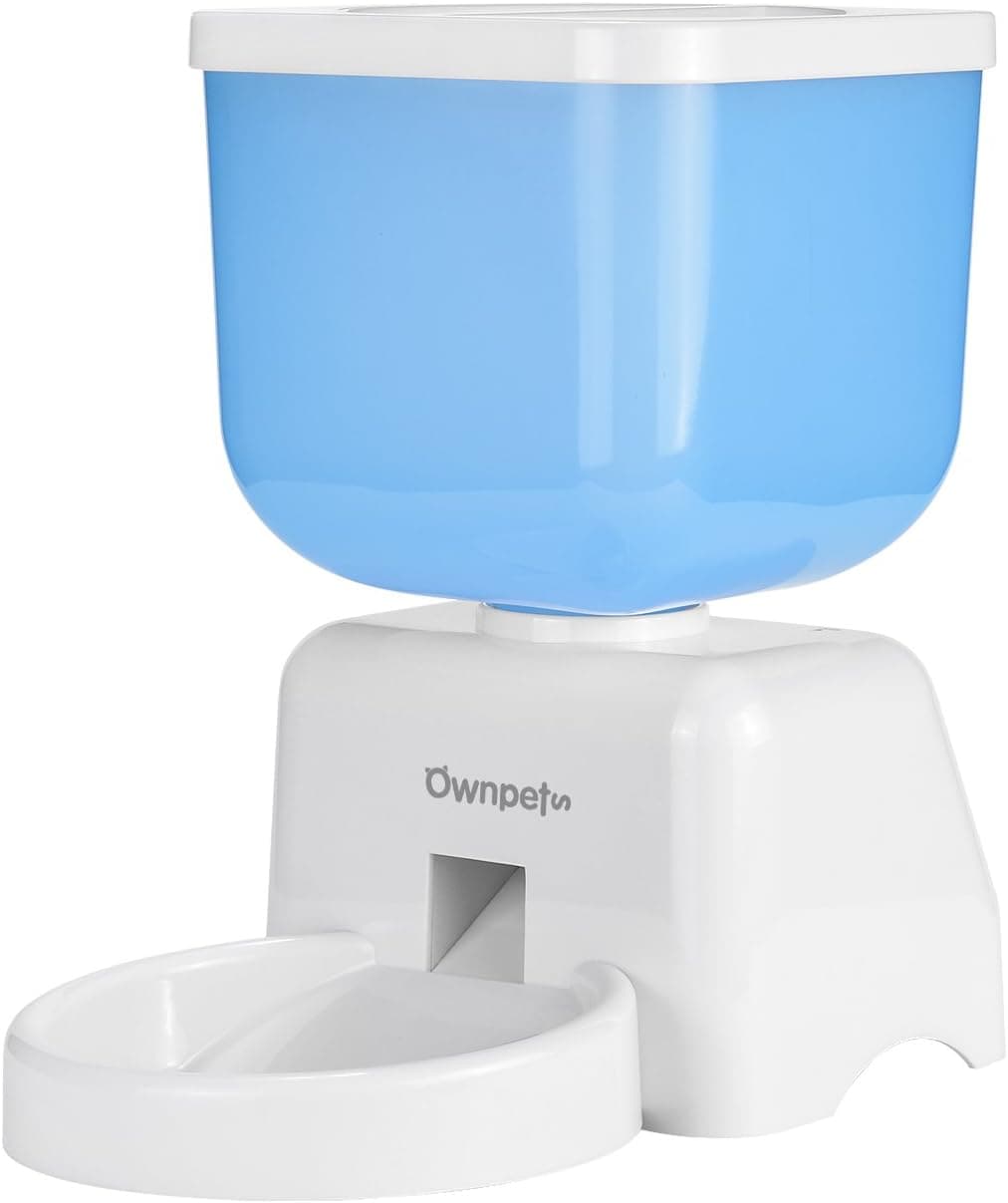 Ownpets Automatic Pet Feeder, LCD Programmable with Timer & Voice Recorder, 5 Liter