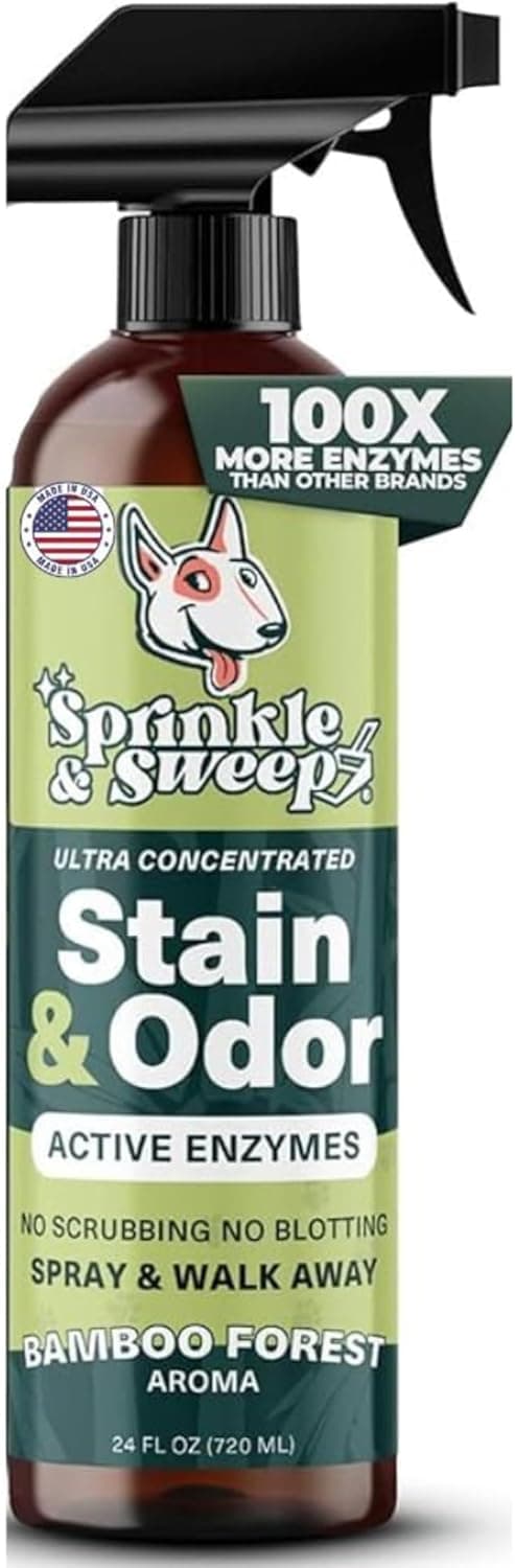 Urine Destroyer Enzyme Cleaner Spray Cat & Dog Stain and Odor Eliminator 24oz